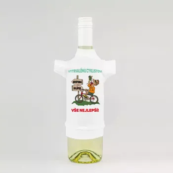 Žertovný předmět Tričko na láhev - Vytrvalému cyklistovi