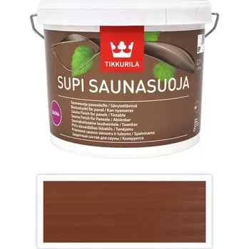 Lak na dřevo TIKKURILA Supi Sauna Finish - akrylátový lak do sauny 2.7 l Mänty 5055 - Barva na dřevo do interiéru