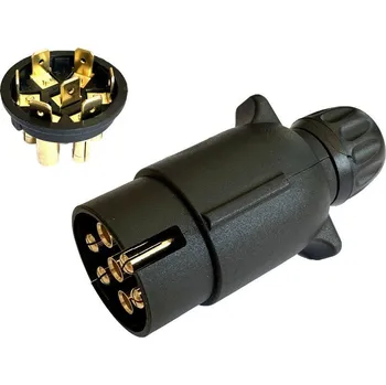 Přívěs JAEGER Zástrčka 7 pól 12V, pro jeden kabel