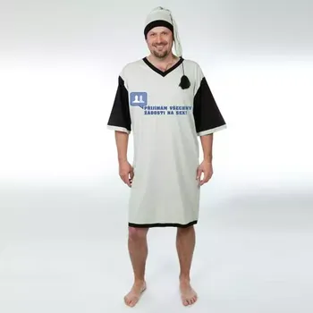 Dámské noční prádlo Noční košile – Příjímám všechny žádosti - Gentleman L šedá