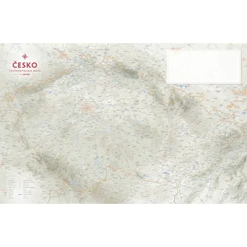Kartografie PRAHA, a. s. Česko - cestovatelská mapa na desce