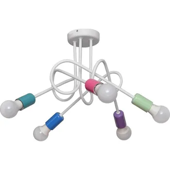 Nástěnné svítidlo Lustr Dětský přisazený lustr OXFORD 5xE27/60W/230V