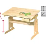 Polohovatelný psací stůl Julia, borovice