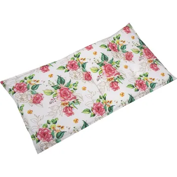 Podsedák Zahradní polstr Rosie 50x98 cm, růže, bílý
