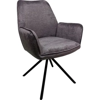 Jídelní židle Jídelní židle Miracle, tmavě šedá látka