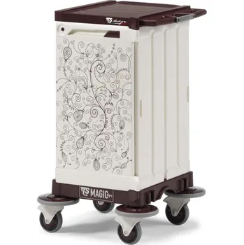 Úklidový vozík Magic Art 00S Barva: KAPOK, Vnitřní vybavení: bez, Boční vanička: ano 1x