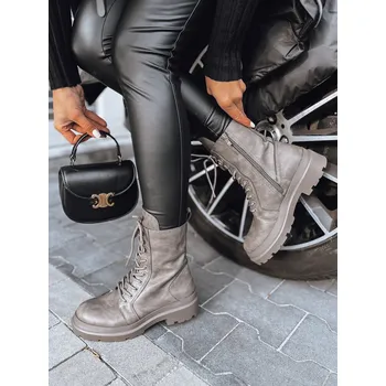 Dámské kozačky Dámské boty ZILLA ZY0428 Barva: Tmavě Šedá, Velikost: 37