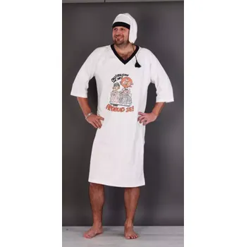Dámské noční prádlo Noční košile - probuď se. XL bílá