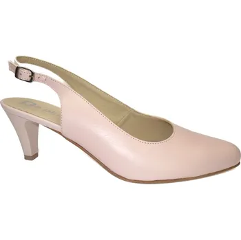 Dámské sandále Letní vycházková obuv, De-Plus, šíře G 1/2, F-223 světle růžová: Růžová Hladká kůže 30 45 G 1/2 - lehce rozšířená (17671-17674)