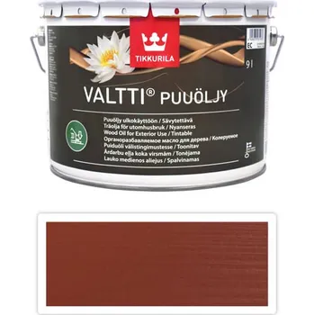 Olej na dřevo TIKKURILA Valtti wood oil - olej na terasy a nábytek 9 l Kettu 5056 - Venkovní barva na dřevo