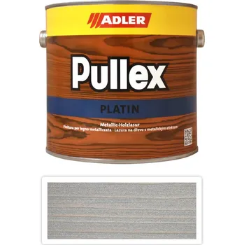 barva a nátěr na dřevo ADLER Pullex Platin - lazura na dřevo pro exteriér 2.5 l Achatgrau - Venkovní barva na dřevo