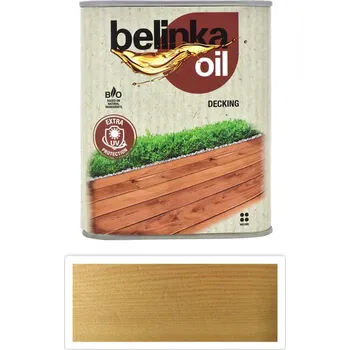 barva a nátěr na dřevo BELINKA Oil Decking - terasový olej 0.75 l Přírodní 201 - Venkovní barva na dřevo
