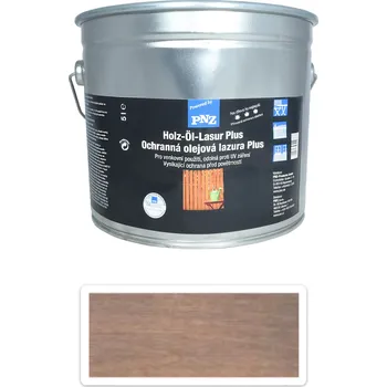 Lak na dřevo PNZ Ochranná olejová lazura Plus 5 l Patina - Venkovní barva na dřevo
