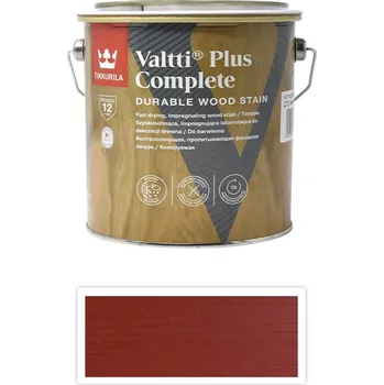 Lak na dřevo TIKKURILA Valtti Plus Complete - matná tenkovrstvá lazura 2.7 l Marja 5059 - Venkovní barva na dřevo