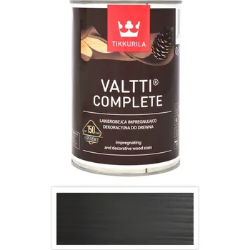 Lak na dřevo TIKKURILA Valtti Complete - tenkovrstvá lazura 0.9 l Turve 5088 - Venkovní barva na dřevo