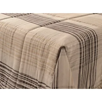 Přehoz na lůžko Přehoz postele Evita Pre, lesklá látka s proužky