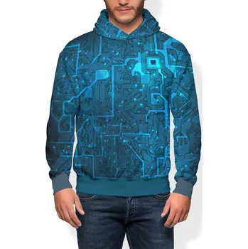 Dámská mikina UTOPY Pánská Dámská sportovní mikina Connect fullprint Velikost: XS