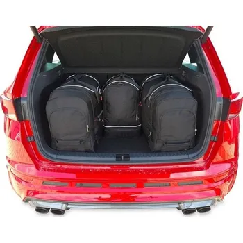 Plachta na motorové vozidlo Taška do kufru auta KJUST SADA TAŠEK SPORT 4KS PRO CUPRA ATECA 2018+