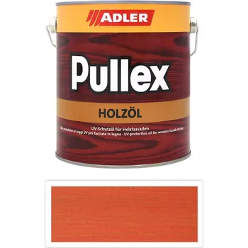 barva a nátěr na dřevo ADLER Pullex Holzöl - olej na ochranu dřeva v exteriéru 2.5 l Grosser Feuerfalter ST 08/4 - Venkovní barva na dřevo