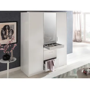 Šatní skříň Šatní skříň Aachen, 135 cm, bílá