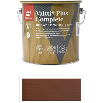 barva a nátěr na dřevo TIKKURILA Valtti Plus Complete - matná tenkovrstvá lazura 2.7 l Honka 5072 - Venkovní barva na dřevo