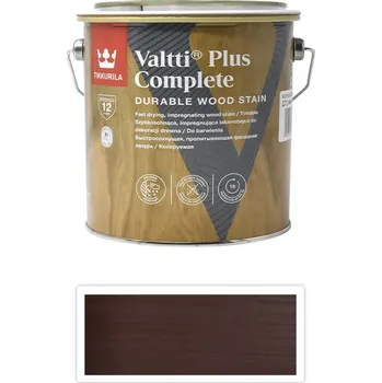 Lak na dřevo TIKKURILA Valtti Plus Complete - matná tenkovrstvá lazura 2.7 l Petäjä 5073 - Venkovní barva na dřevo