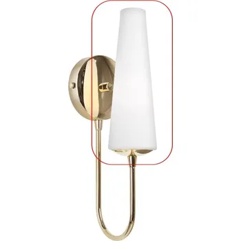 Lampička Zuma Line Zuma Line - Náhradní sklo k lustru a nástěnné lampě E14 pr. 7 cm + záruka 3 roky