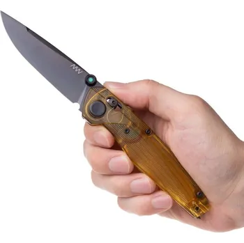 kapesní nůž Zavírací nůž ANV A100 Ultem BB DLC Černá Elmax, Alock