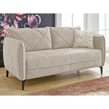 Pohovka Dvojsedák Novara, béžová látka