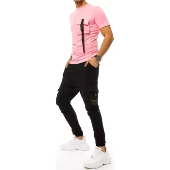 Pánské oblečení Pánská tepláková souprava AX0366 Barva: Růžová, Velikost: M