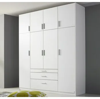 Šatní skříň Šatní skříň Hildesheim, 181 cm, bílá/bílá