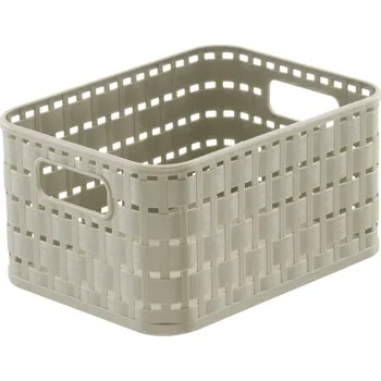 Úložný box Úložný košík Country 2 l, cappuccino