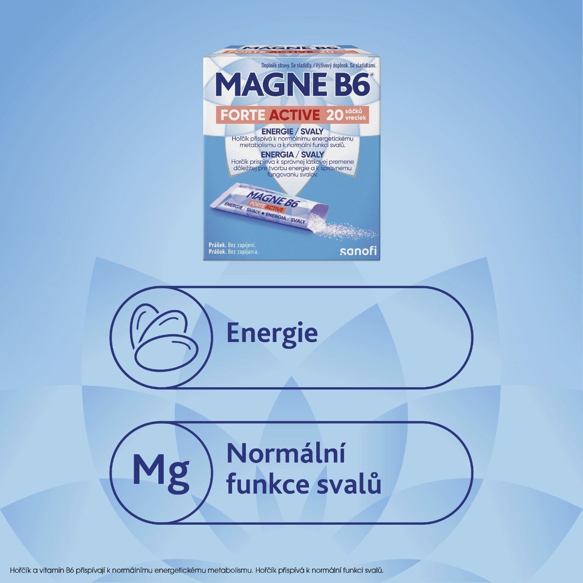 foto  Sanofi Magne B6 Balance 20 sáčků