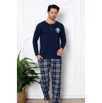 Pánské pyžamo Pánské pyžamo LA PENNA NY - XL