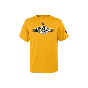 Chlapecké tričko Dětské Triko NHL Fanatics Nashville Predators Main Apro Logo Cotton Tee (žlutá), Velikost 8 let (140 - 150 cm)