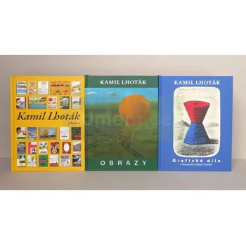 Umění Kamil Lhoták : souborné dílo : sada tří knih - Libor Šteffek, Jan Dvořák, R. Hedervari