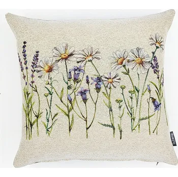 Dekorativní polštářek BYTEMA Gobelínový povlak na polštář JARNÍ POHLAZENÍ 45 x 45 cm