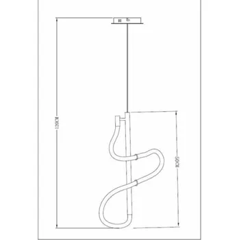 Stropní svítidlo Domoletti 20006PC-BK, 16 W, 4000 °K