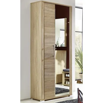 Šatní skříň Skříň se zrcadlem Go, dub sonoma