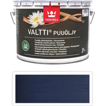 Olej na dřevo TIKKURILA Valtti wood oil - olej na terasy a nábytek 9 l Ilta 5085 - Venkovní barva na dřevo