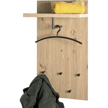 Šatní skříň Nástěnný šatní panel Santo, dub artisan