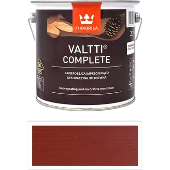 barva a nátěr na dřevo TIKKURILA Valtti Complete - tenkovrstvá lazura 2.7 l Marja 5059 - Venkovní barva na dřevo