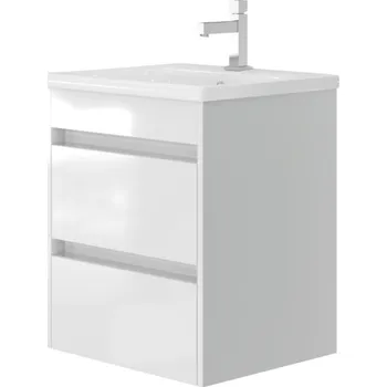 Koupelnový nábytek Lavedo Luton Otto II. 55 White koupelnová skříňka s umyvadlem