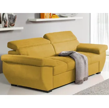 Pohovka Trojsedák Speedway, žlutá látka