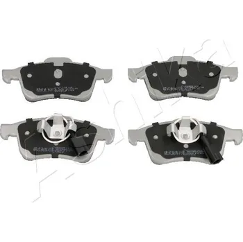 Brzdová destička Sada brzdových destiček, kotoučová brzda ASHIKA 50-00-0221