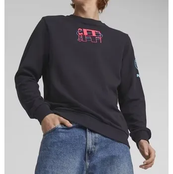 Pánská mikina pánská mikina PUMA Manchester City - NAVY BLUE - L (Puma Manchester City FC)