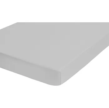 Prostěradlo Napínací prostěradlo Jersey Castell 90x200 cm, světle šedé