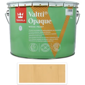 Lak na dřevo TIKKURILA Valtti Opaque - polomatná krycí barva na dřevo 9 l Q116 - Venkovní barva na dřevo
