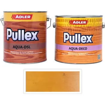 barva a nátěr na dřevo ADLER Sada - renovace dřevěných oken SLAVONA 2.5 l Narcis - Venkovní barva na dřevo