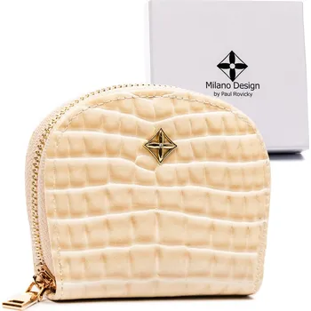 Peněženka Malá dámská kabelka na zip Barva: Béžová